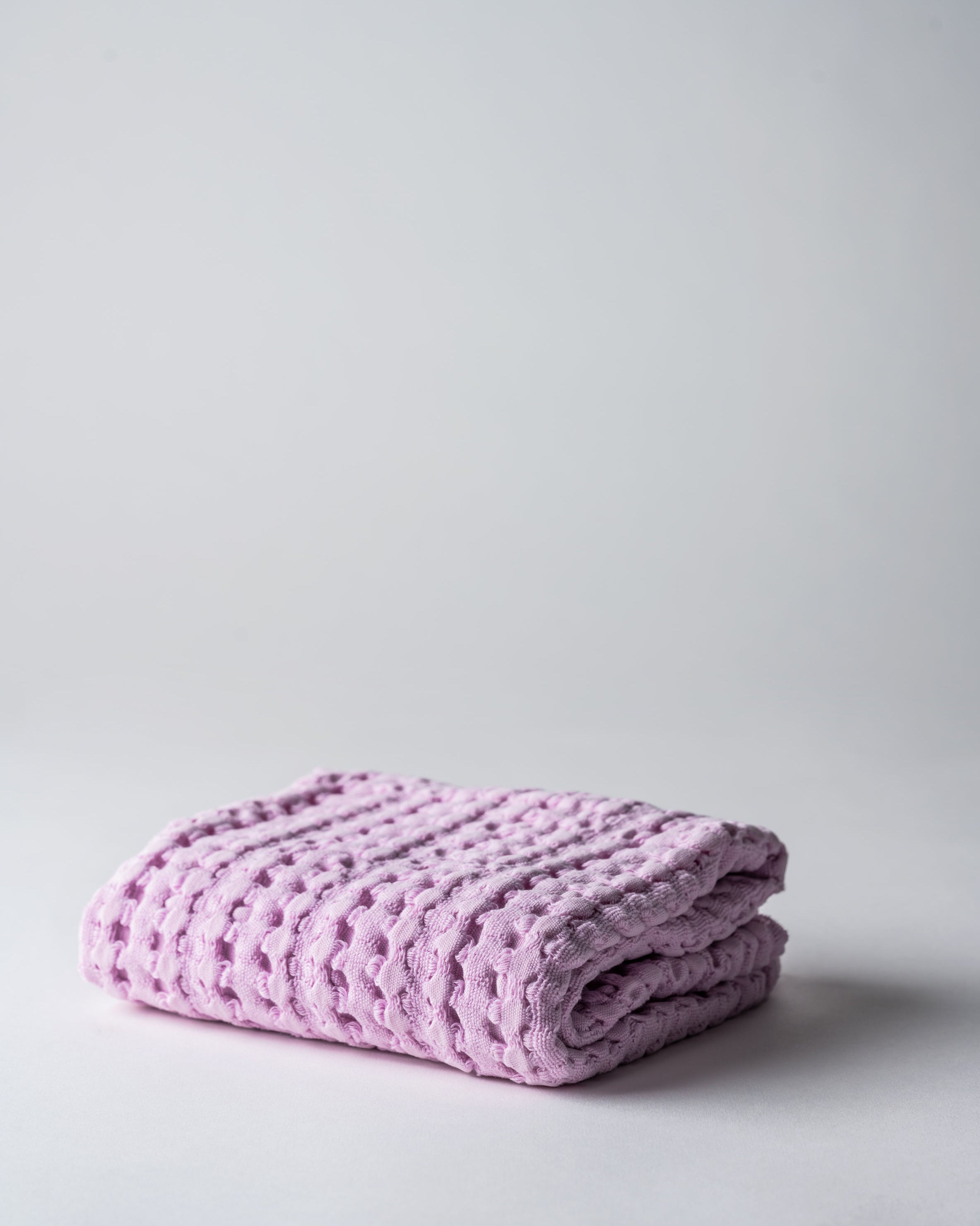 Waffeltuch Rosa in Fotostudio