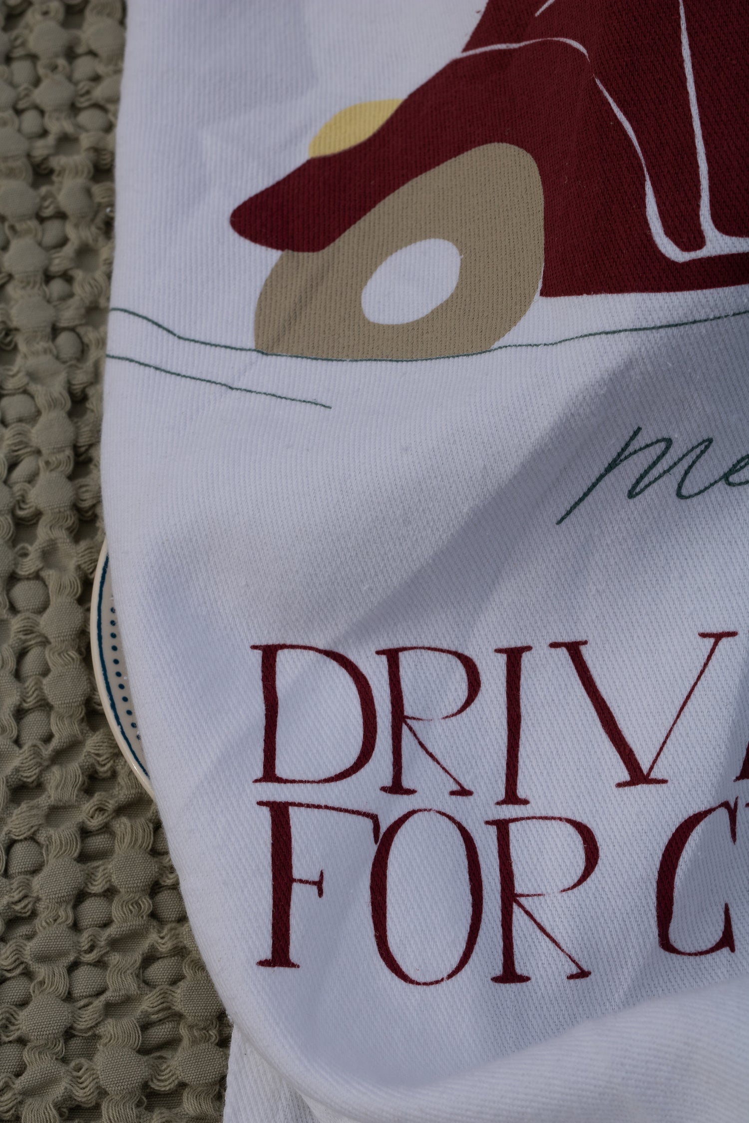 Weihnachts-Geschirrtuch „Driving Home for Christmas“