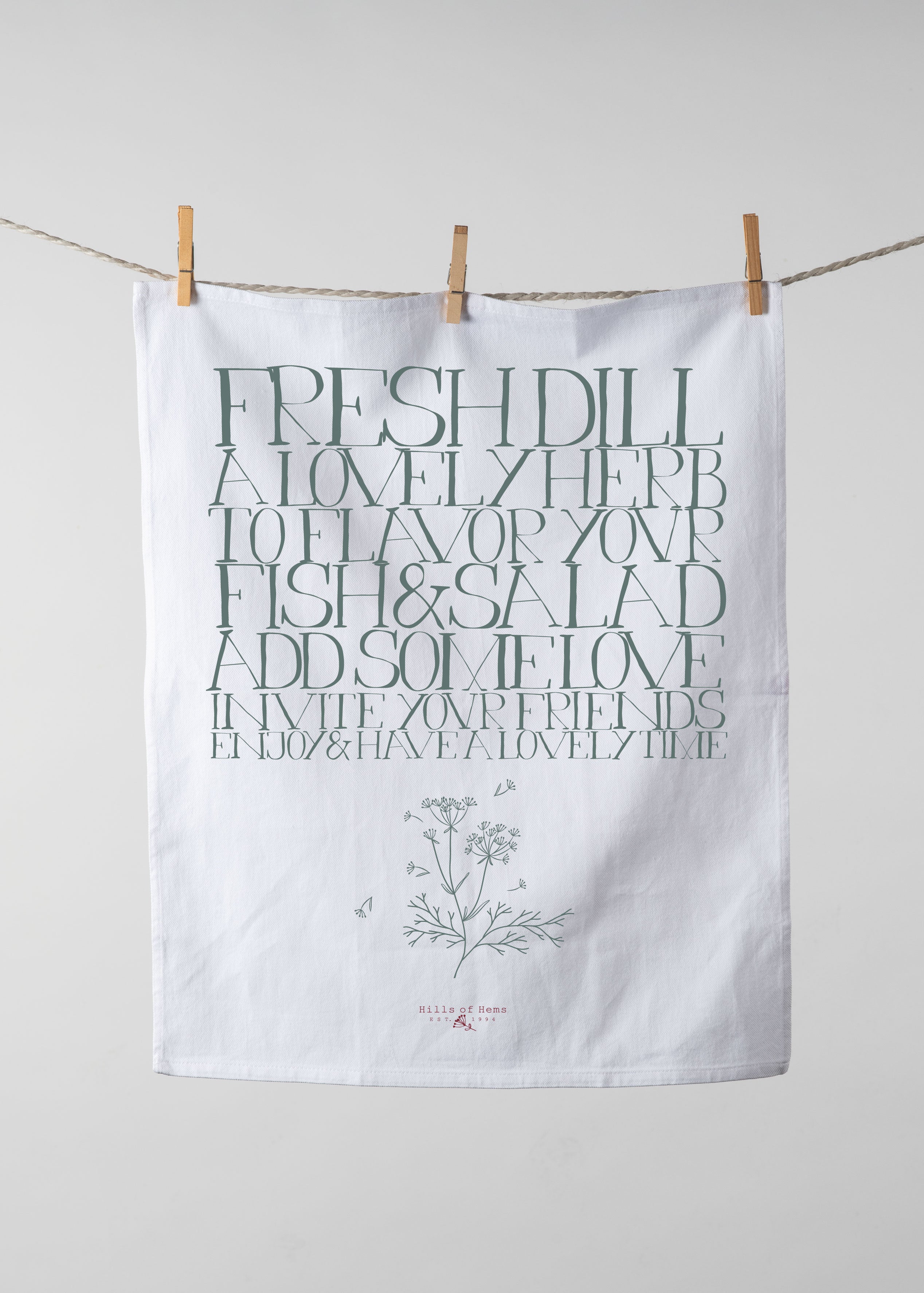 Geschirrtuch Dill