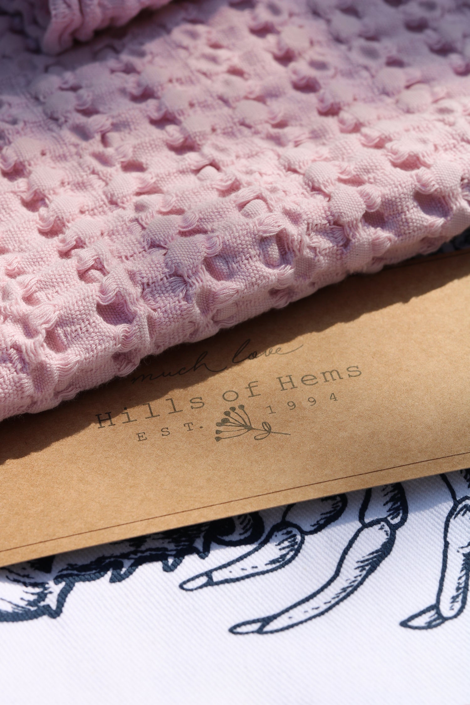 Waffle kitchen towel