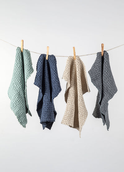 Geschirrtuch-Material: Leinen, Baumwolle oder Waffelpiqué? – Hills of Hems